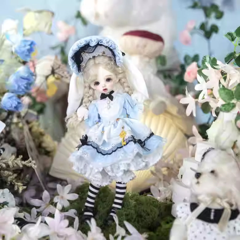 【BJD OUTFIT】1/3 & 1/4 & 1/6  Dress with Pumpkin Bloomers Set