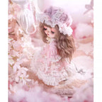 [BJD OUTFIT] 1/6 & 1/4 Dreamy Pink Lolita Sleepwear Set 一只小冯总
