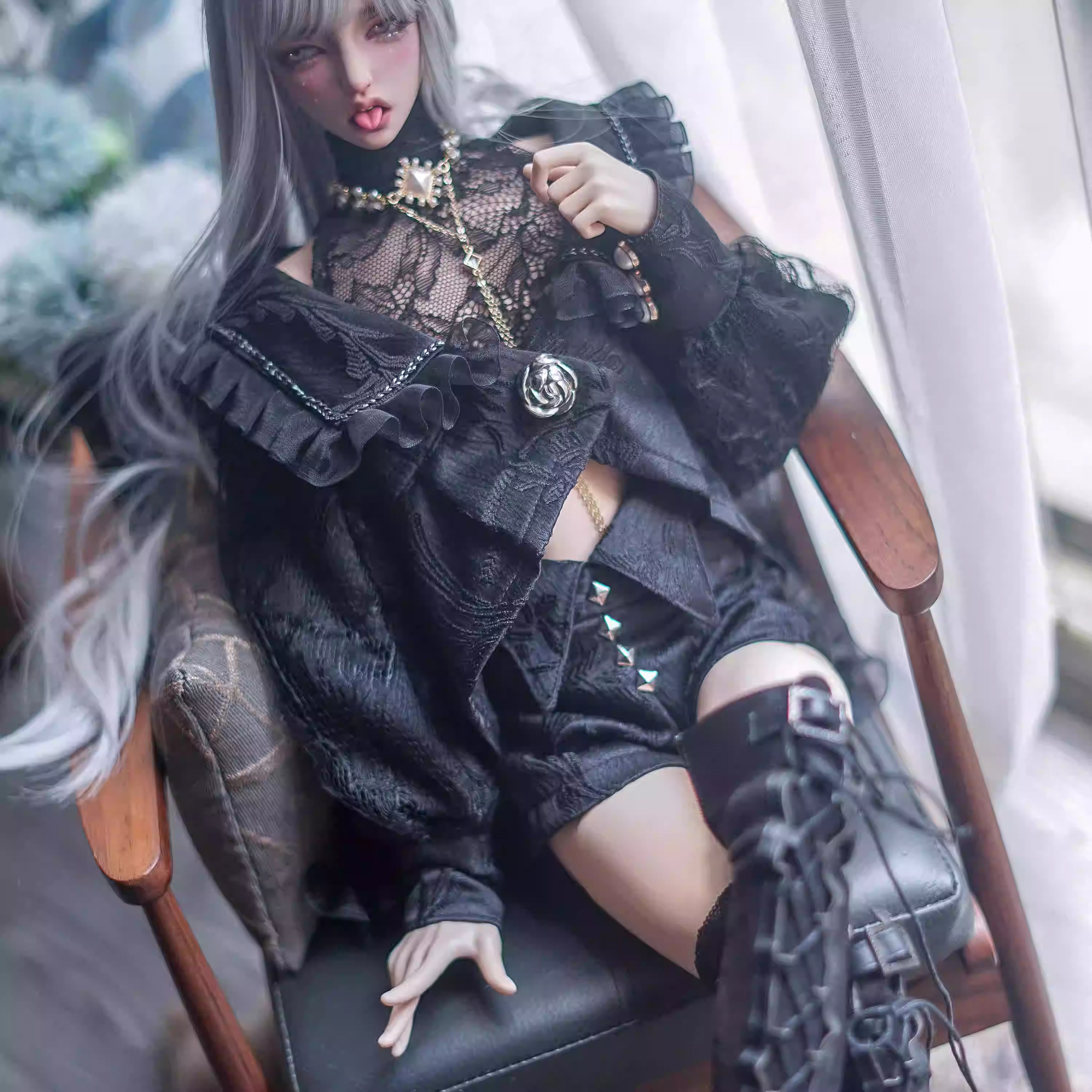 [BJD OUTFIT] 1/3 & 1/4 BJD Retro Outfit Set 墨夏社MOCHA