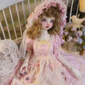 [BJD OUTFIT] 1/4 Brown Lolita Spaghetti Strap Top YuKibjd