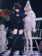 [BJD OUTFIT] 1/3 & 1/4 Retro European Style Detailed Shirt 墨夏社MOCHA