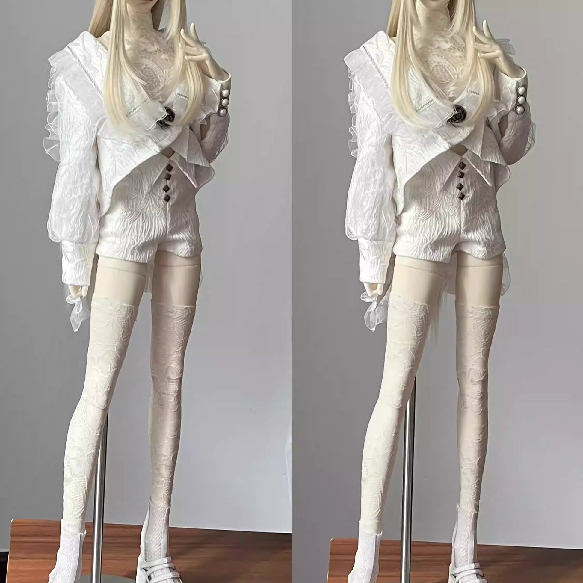 【BJD OUTFIT】1/3 & 1/4 BJD Retro Outfit Set