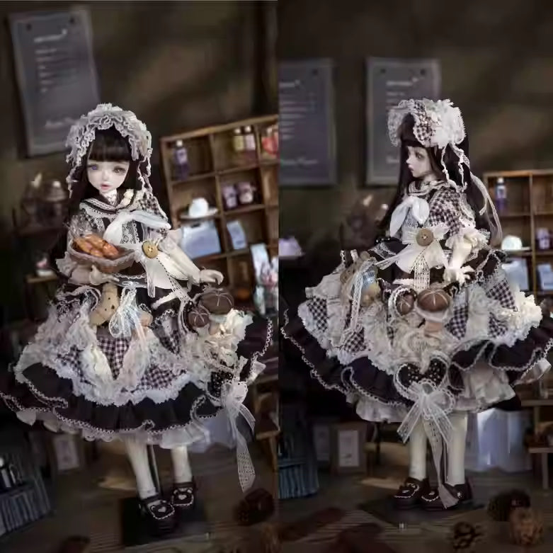 【BJD OUTFIT】1/4 & 1/6 Chocolate Color Series Original BJD Outfit
