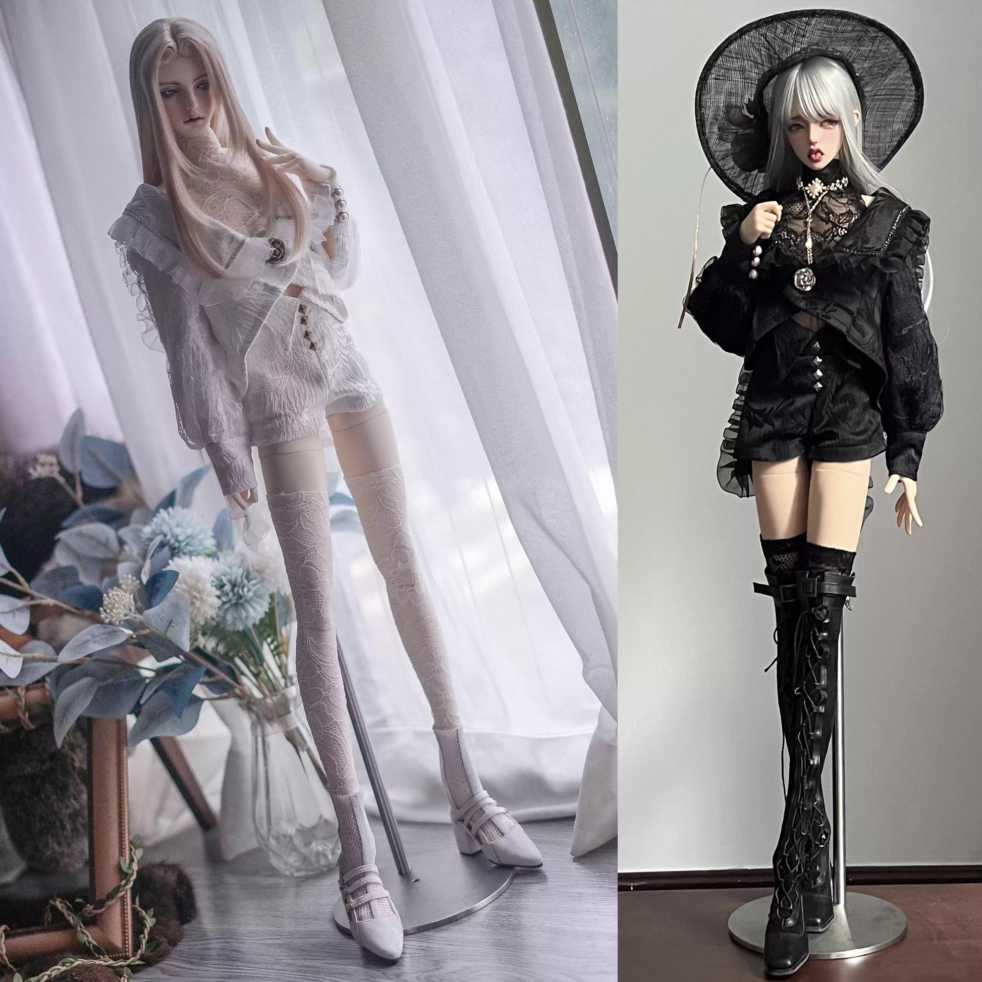 【BJD OUTFIT】1/3 & 1/4 BJD Retro Outfit Set