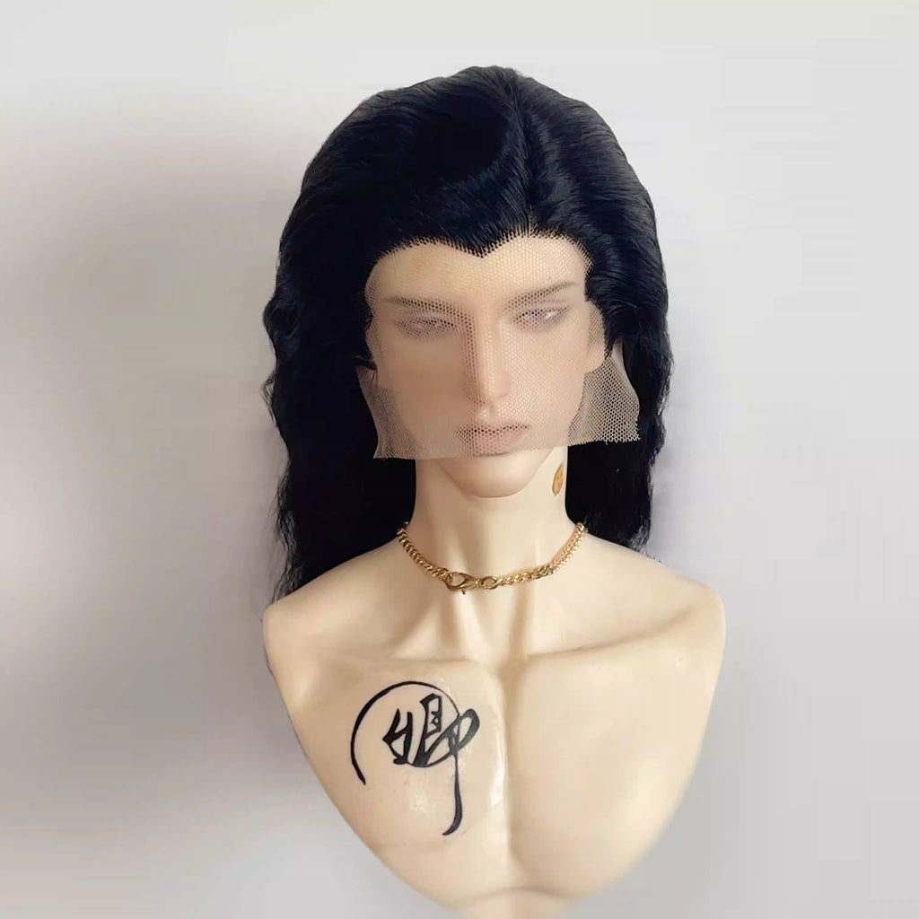 【BJD Wig】1/3 & 1/4 & The beauty's pointed side is divided into three points. Qin Che mohair hand-hooked rough