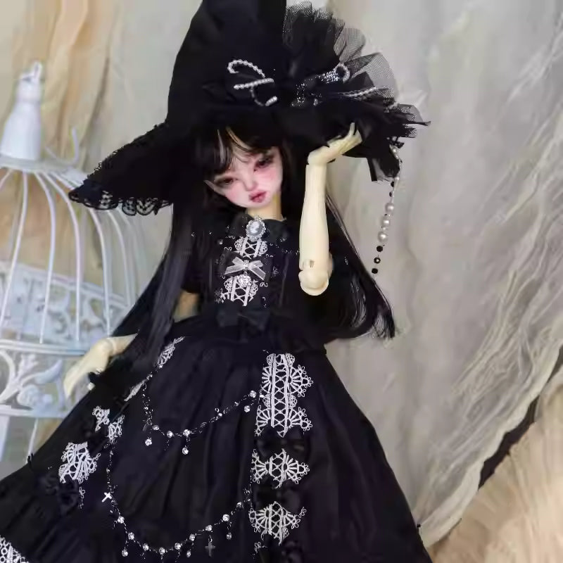【BJD OUTFIT】1/4  Lolita Dress – Black Series