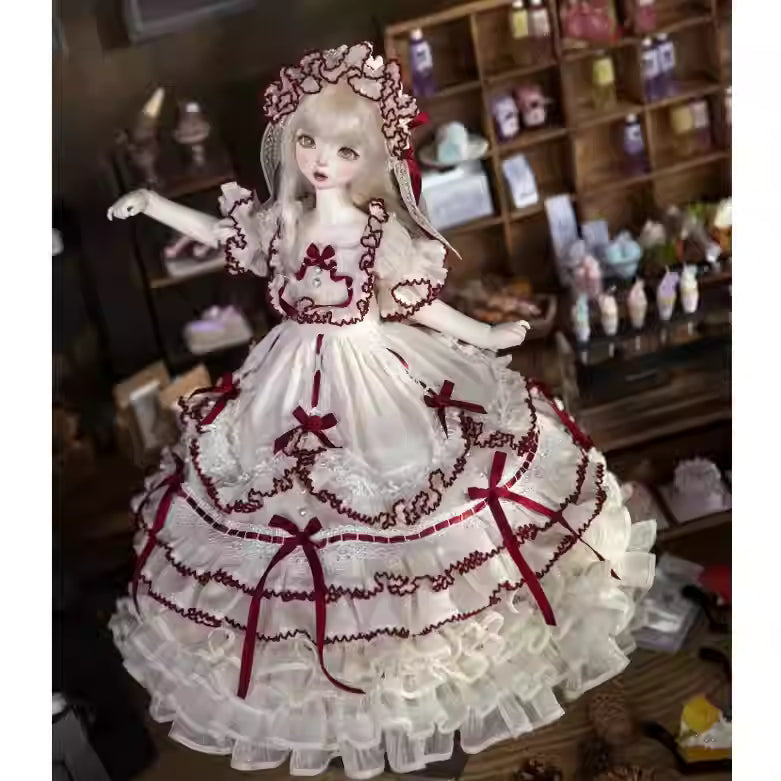[BJD OUTFIT] 1/3 & 1/4  Tiered Cake Dress 一只小冯总