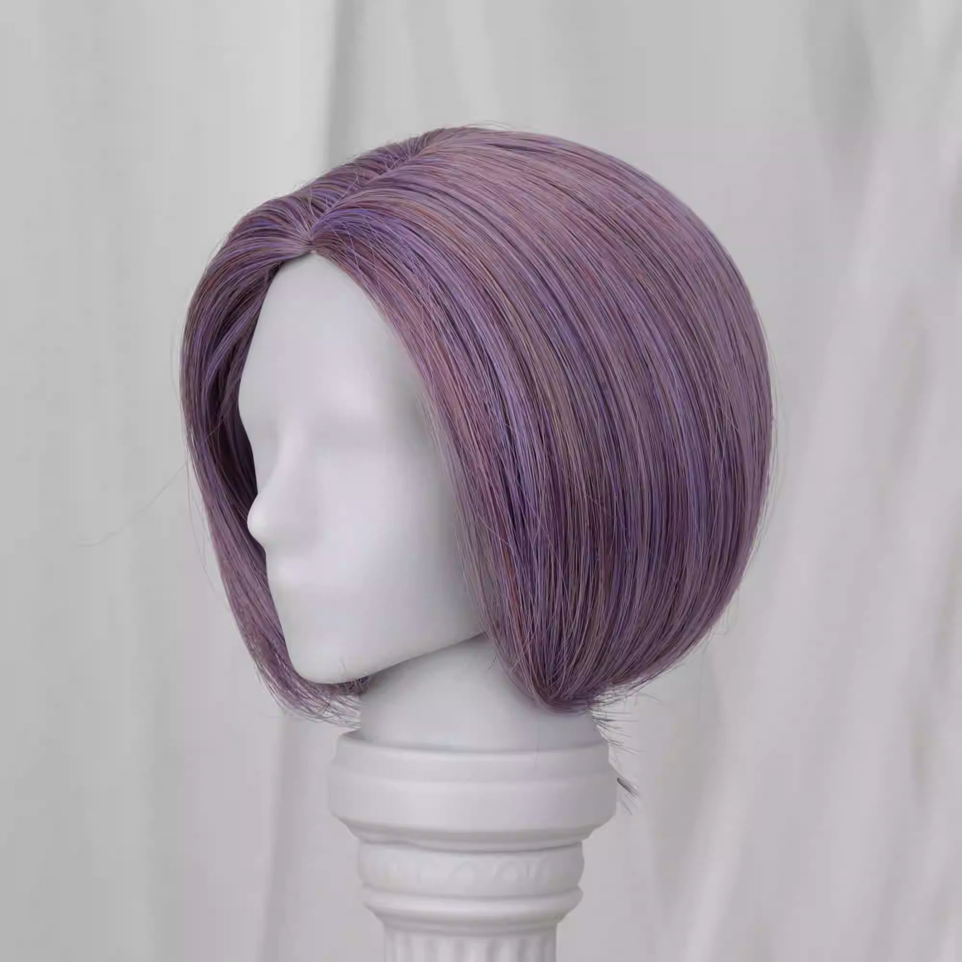 【BJD Wig】1/3 & 1/4 Qi Yu's short hair was slightly side-parted and her hands were modified into a rough and frizzy style