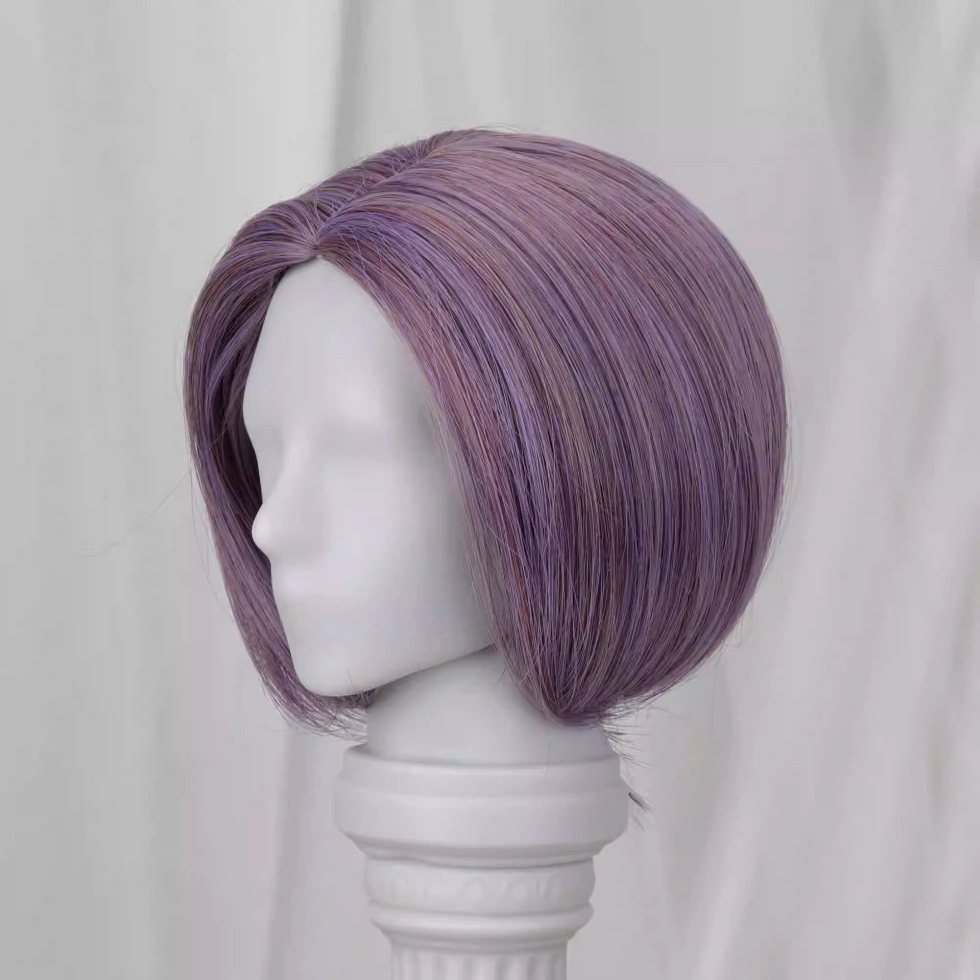 【BJD Wig】1/3 & 1/4 Qi Yu's short hair was slightly side-parted and her hands were modified into a rough and frizzy style