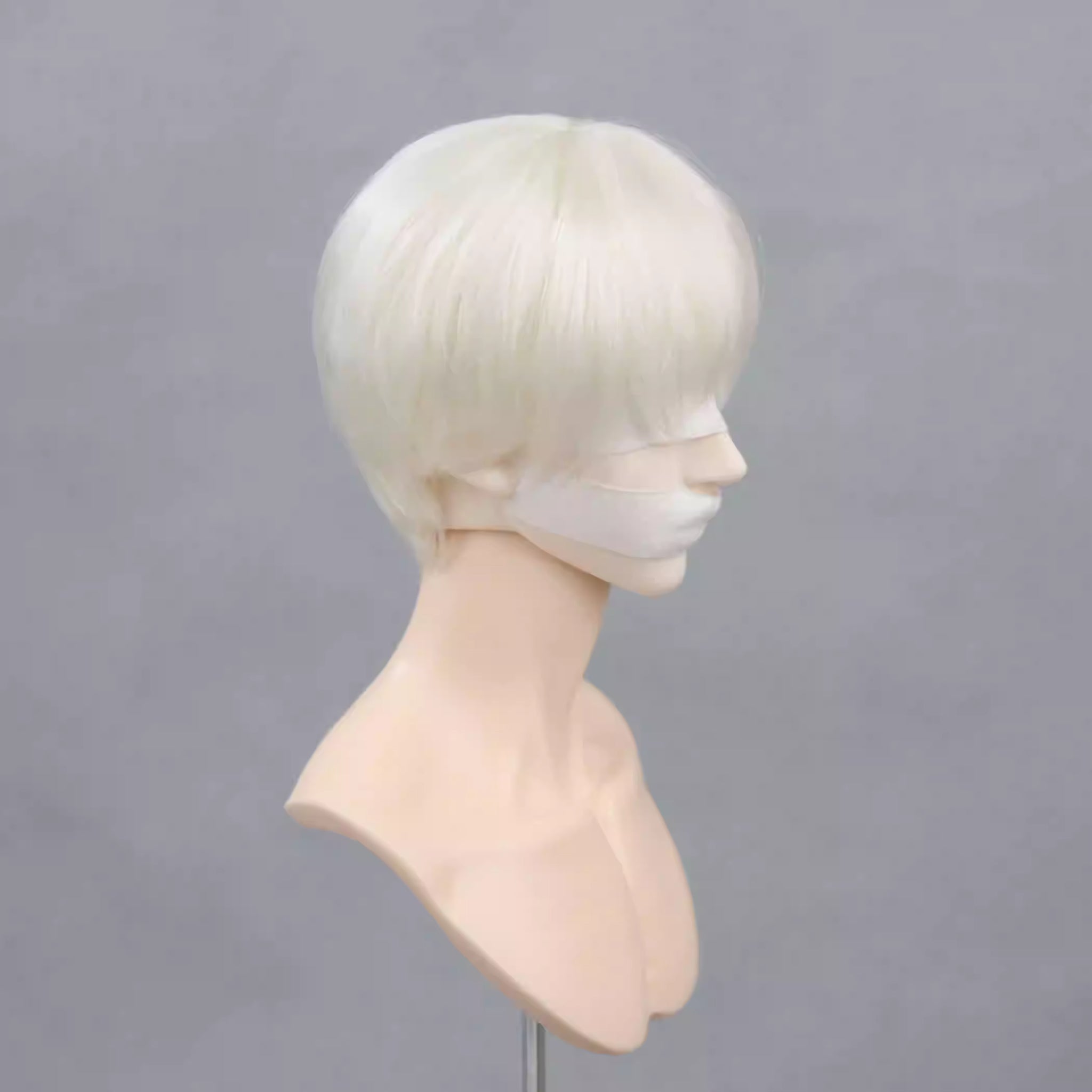 【BJD Wig】1/3 & 1/4 & 1/6 Mohair round head with a youthful look for boys/girls with a Bob hairstyle