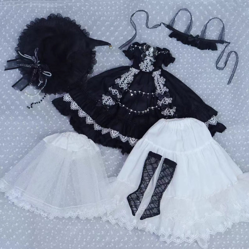 【BJD OUTFIT】1/4  Lolita Dress – Black Series