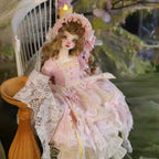 [BJD OUTFIT] 1/4 Brown Lolita Spaghetti Strap Top YuKibjd