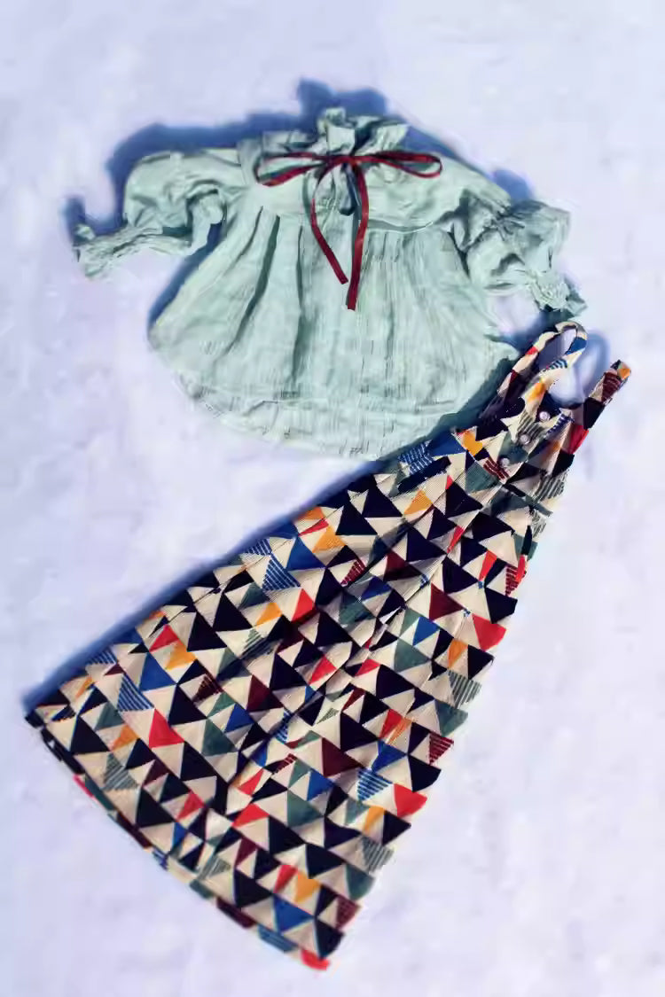 【BJD OUTFIT】SD17 BJD Outfit – Shirt & Wide-leg Pants