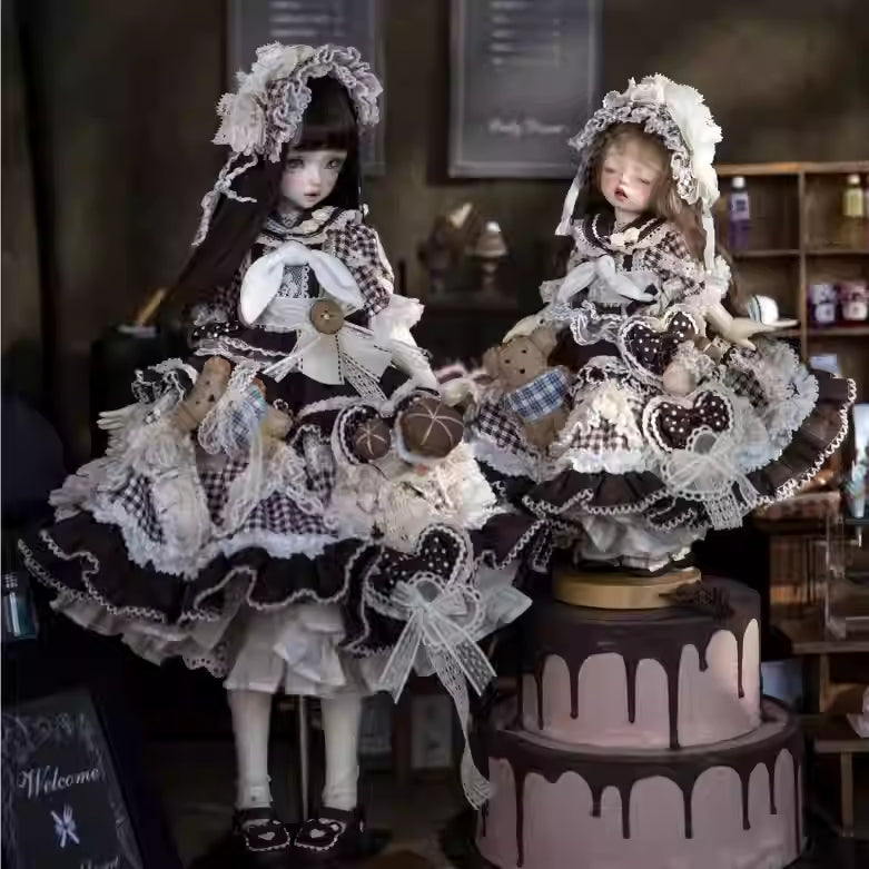 【BJD OUTFIT】1/4 & 1/6 Chocolate Color Series Original BJD Outfit
