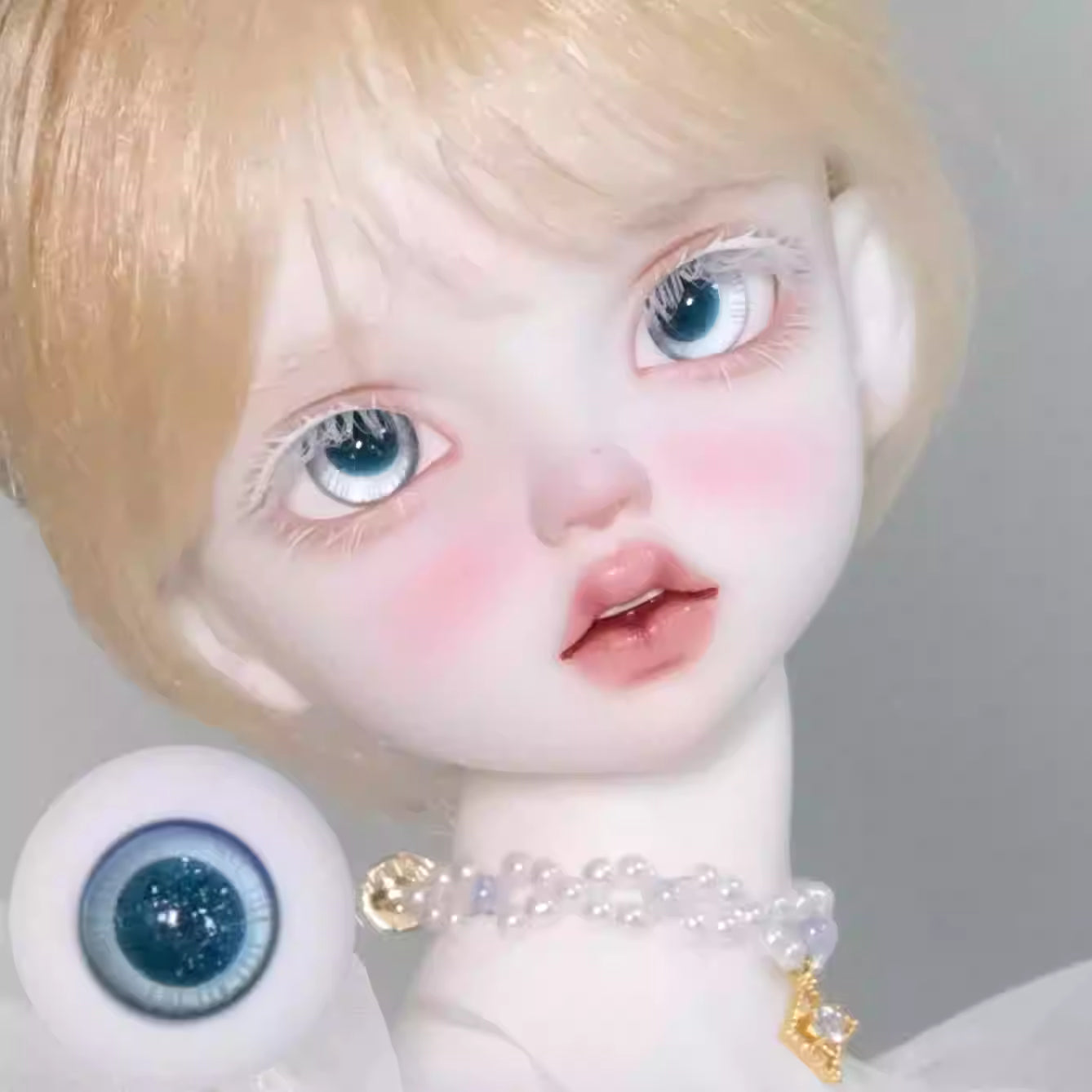 [BJD EYES] 1/3 & 1/4 & 1/6 texture flash pupil boutique glass eye deep pupil small iris-JG20 极光