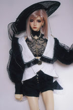 [BJD OUTFIT] 1/3 & 1/4 BJD Retro Outfit Set 墨夏社MOCHA