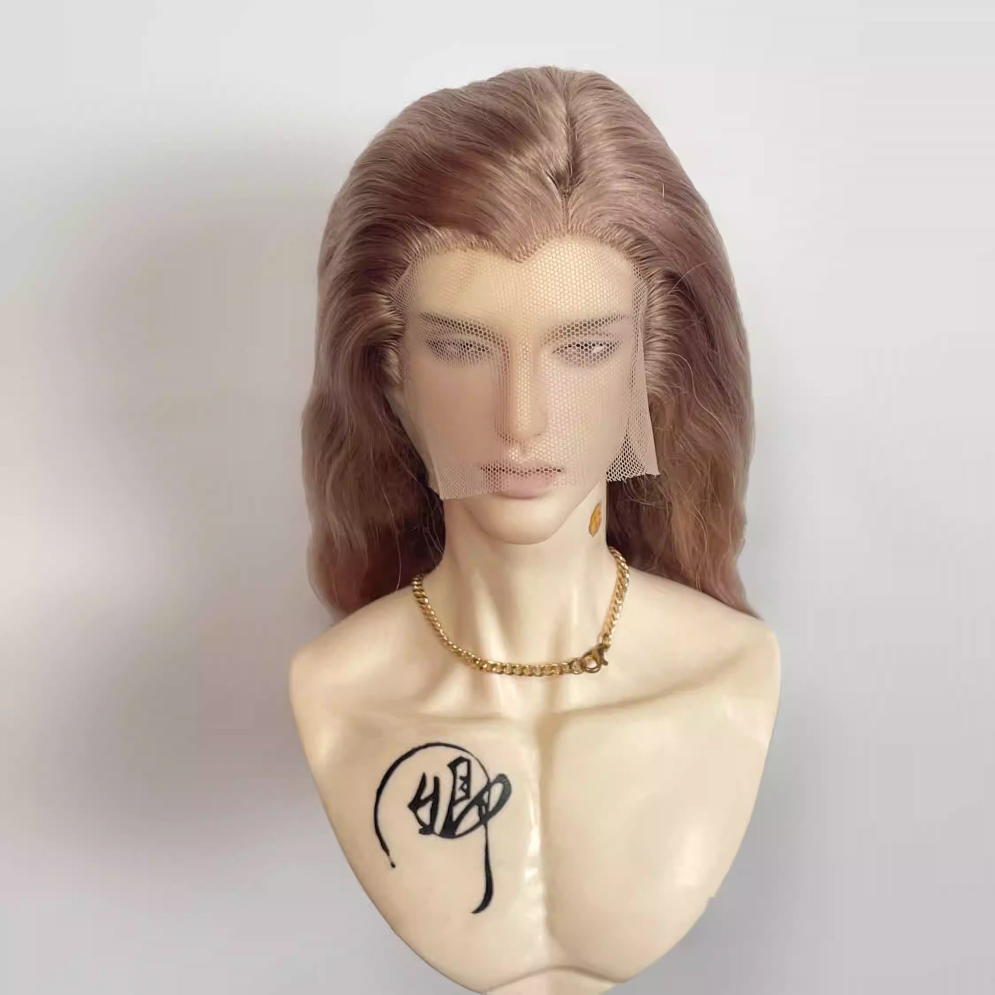 【BJD Wig】1/3 & 1/4 & The beauty's pointed side is divided into three points. Qin Che mohair hand-hooked rough