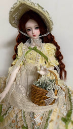[BJD OUTFIT] 1/4 Yellow-Green Lolita Forest Dress 一只小冯总