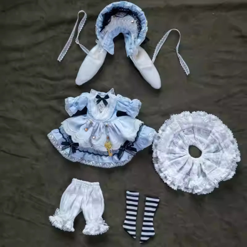 【BJD OUTFIT】1/3 & 1/4 & 1/6  Dress with Pumpkin Bloomers Set
