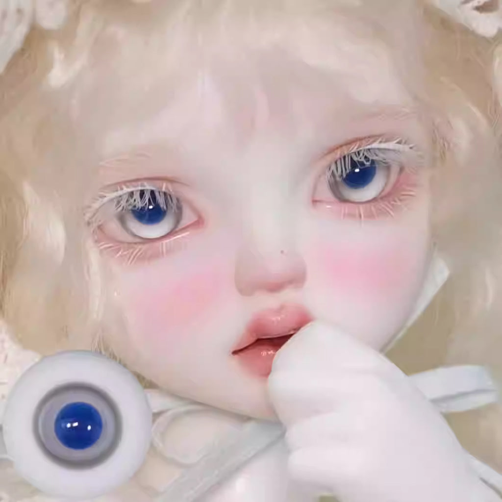 [BJD EYES] 1/3 & 1/4 & 1/6 Gray-blue glass eyeballs small iris-JG12 极光